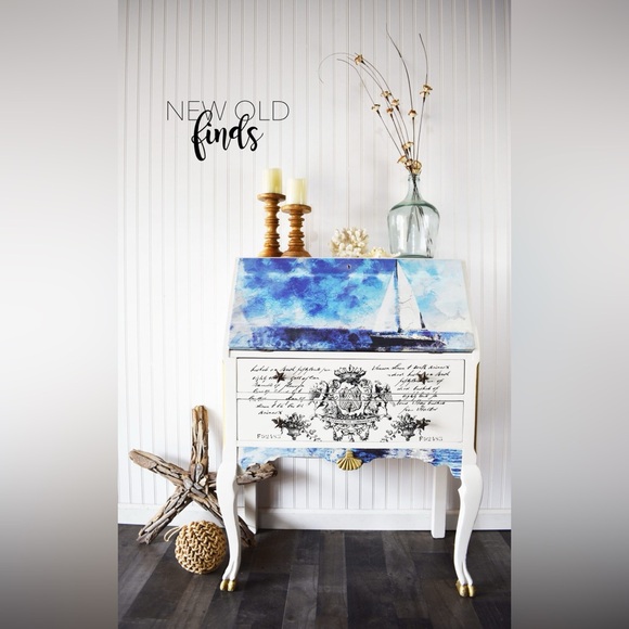 Redesign with Prima Decor Transfer ~ ON A VOYAGE 2 ~ 25” x 35” - Picture 2 of 4